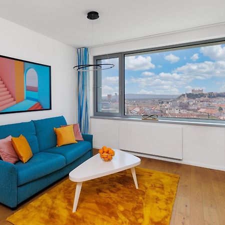 Sky Park 1 - Luxurious #Instaworthy Apartment In Downtown City Center With Included Parking, Best Address In Town Pressburg Exterior foto